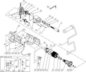 Zweipoliger Schalter fr PM6-1000  PM7-1000